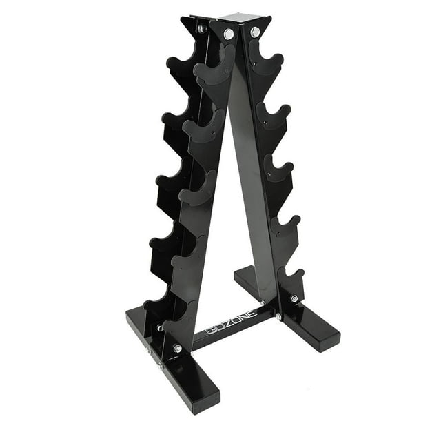 GoZone A Frame Dumbbell Rack – Black