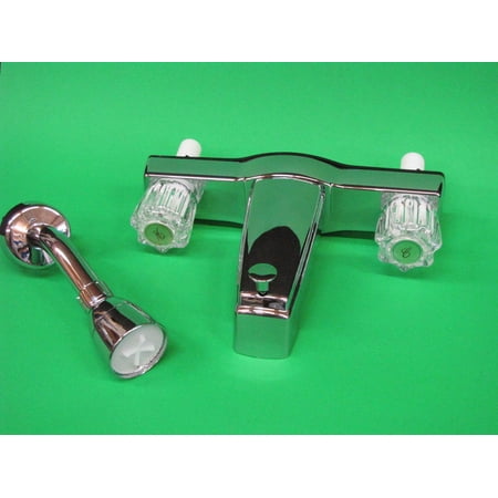Upc 765227004346 Mobile Home Rv Parts Tub Shower Faucet Off Set