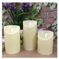 thumbnail image 5 of Velas sin llama de pilar con pilas de 3 piezas Electri de cera real, 5 of 5