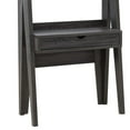 thumbnail image 3 of Benjara 60 Inch Modern Console Sideboard Desk, 2 Shelves, Wood, Distressed Grey, 3 of 5