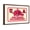 Brown Frame, variant on Art.com Arkansas Razorback Mascot Art Print, 18" x 12"