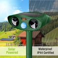 thumbnail image 2 of Repelente ultrasónico para gatos, repelente solar para gatos, repelente ultrasónico para roedores con sensor de movimiento, repelente impermeable para gatos, perros, ratones, mapaches y mascotas de j, 2 of 5