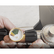 Expert Grill Propane Tank Gauge Indicator for Standard 20 lb. Propane Tanks