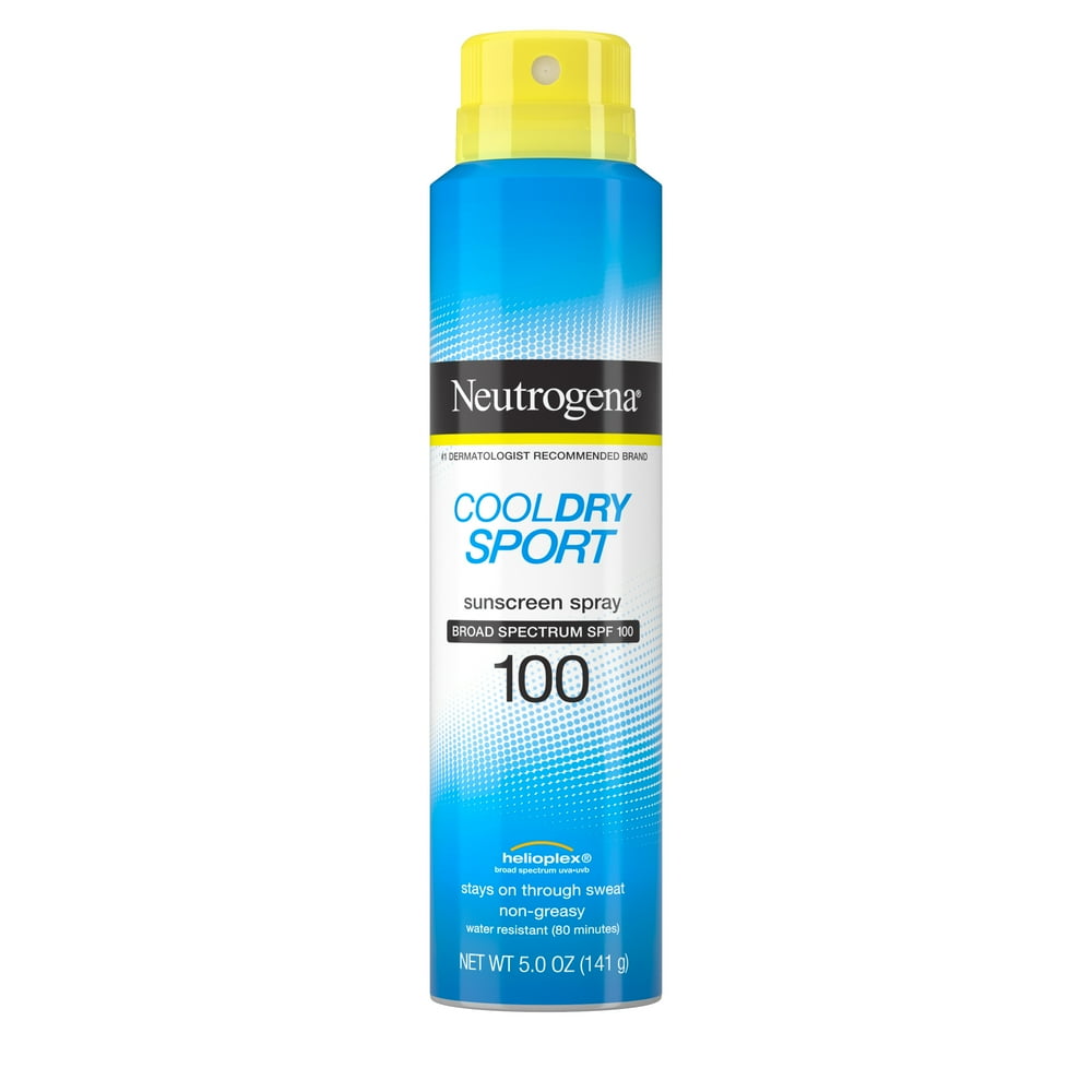 Neutrogena CoolDry Sport Sunscreen Spray SPF 100, OilFree