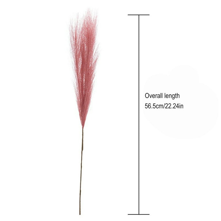 Faux Pampas Grass,10 Pcs 22Inches Tall Artificial Pompas Grass Feathers  Decor, Fluffy Fake Bulrush Reeds Pompous Branches Vase Fillers Boho  Farmhouse Decorations Beige Mixed(Pink) 