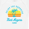 thumbnail image 4 of Inktastic Summer Enjoy the Sunshine Fort Meyers Florida in Blue Boys or Girls Baby Bodysuit, 4 of 5
