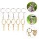 thumbnail image 5 of EeaseMX 40 piezas de accesorios de bricolaje, llaveros divididos, llaveros, bolsos, llaves, adornos colgantes, 5 of 8