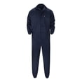 thumbnail image 3 of Mens Rompers for Adults Men's Large Size Solid Long Sleeve Hooded Jeans Jumpsuits Pants with Multiple Pockets Adult Onesies for Men Navy M, 3 of 6