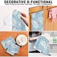 thumbnail image 7 of Kitchen Towels Leaf Pattern Pattern Cleaning Towel Absorbent Hand Towels Tea Towels for Home Restaurant Dish Clean 28" x 18", 4PCS, 7 of 7