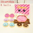 thumbnail image 3 of A Plushie Bag Pudding Toys Kawaii Doughnut Bag Mini Capybara Balls French Fries Cookies Dolls Biscuit Snacks Food Pillow, 3 of 5