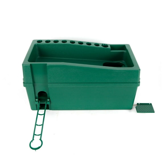 Green No Power&Electricity Required Golf Ball Dispenser Automatic Golf Ball Dispenser 62*32*32cm