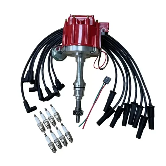 HEI Distributor Wires 8 Spark Plug BBF Ford 351C 351M 370 460 429 Thunder
