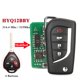 thumbnail image 1 of Upgrade Flip Hyq12bby Car Key Remote Fob 314.4mhz 4d67 /g Chip For Toyota Camry Avalon Corolla Matrix Rav4 Venza Yari, 1 of 1