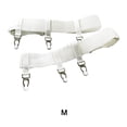 thumbnail image 2 of Sonducket 2 piezas sexy y de moda hasta el muslo liguero para media con clip abraza el lado femenino Accesorios de disfraces Blanco METRO, 2 of 6