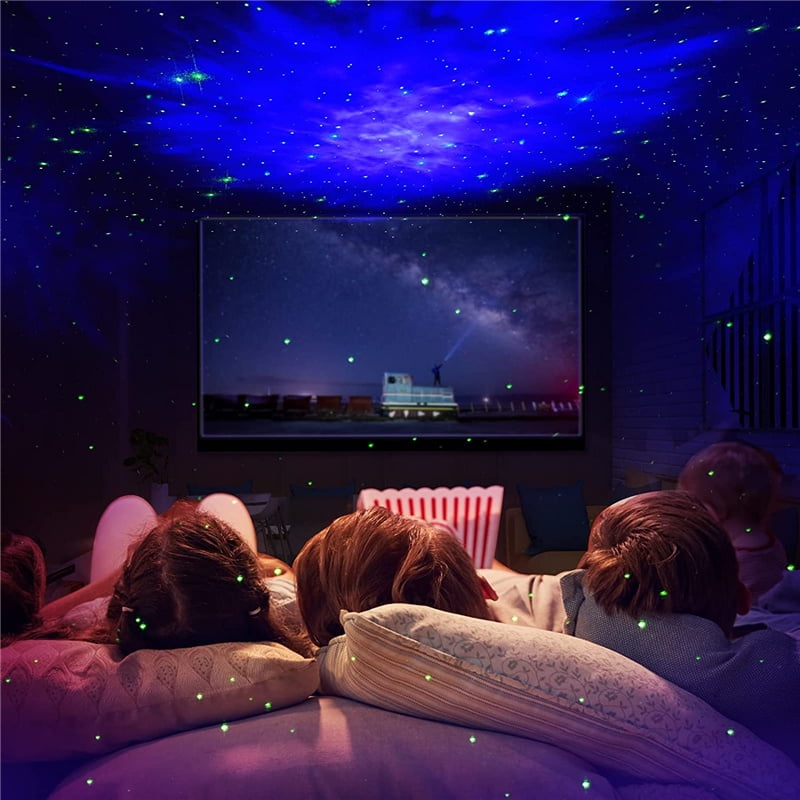 LED projector Astronaut / Starry sky / galaxy / space projection / with  timer and remote control / 5W / 5V / USB / white / 120 x 113 x 228 mm -  Eurostore B2B