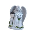 thumbnail image 4 of Estatua de ángel de jardín con energía luz, figuras decorativas de ángel de resina para exteriores, regalos para mamá, abuela, decoración para De rodillas, 4 of 8