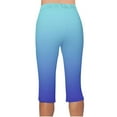 thumbnail image 6 of Kmdttou Capri Pants for Women Dressy Casual Gradient Summer 7/8 Pants With Side Pockets And Slits Casual Cropped Pants, 6 of 8