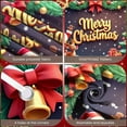 thumbnail image 4 of Santa Claus Design Merry Christmas Banner Reindeer Pattern Xmas Display Christmas Tree Decor Gift Box Elements Christmas Backdrop for Christmas Party Holiday Decoration Family Gathering, 4 of 9