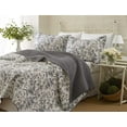 thumbnail image 1 of Laura Ashley Amberley Quilt Set, Black , Full/Queen, 1 of 1