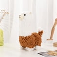 thumbnail image 2 of Juguete electrónico de alpaca, simulación de animal que canta y camina para niños de 3, 4 y 5 años. marrón, 2 of 8
