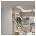 thumbnail image 5 of Décoration de Salon Horloge Murale Rotative 3D Résine Double Face Horloge Murale Silencieuse pour Jardin Décoration Intérieure Extérieure Salon, Largement Utilisé, 5 of 5