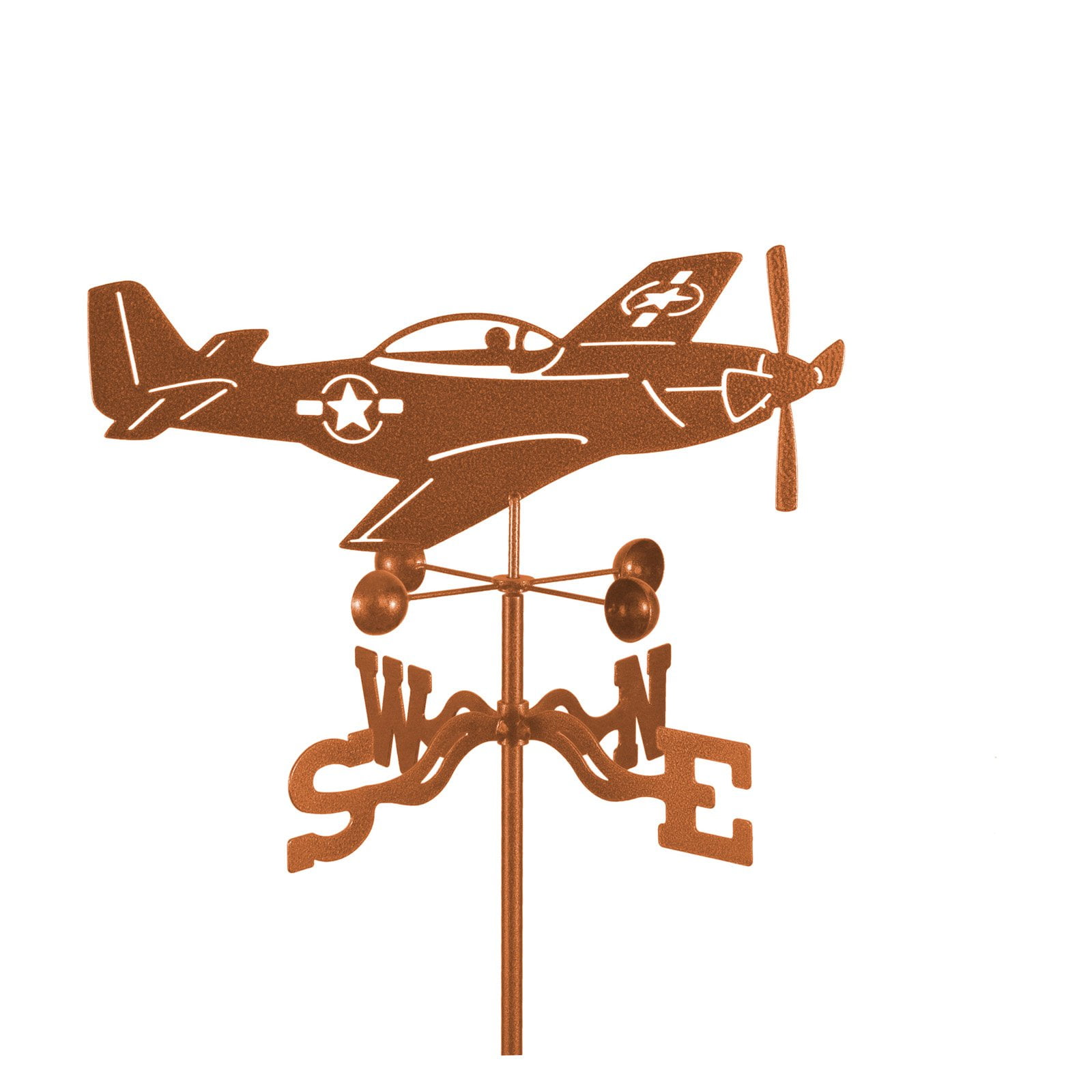EZ Vane Airplane P51 Mustang Weathervane by EZ Vane