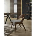 thumbnail image 1 of HomeRoots 472152 Gray Walnut Fabric Modern Dining Chairs - Set of 2, 1 of 1