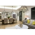 thumbnail image 5 of 6 Light Chandelier In Geometric Architectural Style 22.25 Inches Wide By 19.25 Inches High     -Traditional Installation Z-Lite 918-22Mb-Ch, 5 of 6