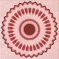 thumbnail image 1 of Ahgly Company Indoor Square Patterned Valentine Red Area Rugs, 8' Square, 1 of 6