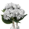 thumbnail image 1 of Unique Bargains Hydrangea Artificial Flowers, 3PCS Faux Hydrangea Flowers Artificial Hydrangeas Fake Silk Faux Flowers, Blue, 1 of 5
