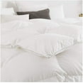 thumbnail image 3 of Kasentex Solid Print Microfiber Plush Fluffy, Lightweight, Washable Comforters, Queen, White, 3 of 3