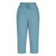 thumbnail image 5 of Pantalones de Yoga para Mujer con Bolsillos Leggings Deportivos de Color Sólido, Pantalones de Gimnasio de Cintura Alta para el Entrenamiento Diario, 5 of 8