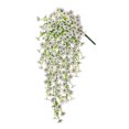 thumbnail image 1 of Flor de vid violeta artificial, planta violeta colgante falsa para primavera, verano, interior, exterior, pared, hogar, jardín, patio, boda, fiesta, decoración, 1 of 8