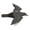 Plastic crow, variant on 3D Fake Flying Falcon Hawk Bird Repellent Decoy Pest Control Garden Scarer Scarecrow Ornament For Hunting Yard Decoration