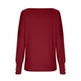 thumbnail image 5 of ZyeKqe Womens Long Sleeve Tops Cowl Neck Shirts Ruched Going out Tops Loose Fitted Tees Top, 5 of 5