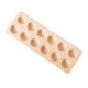 thumbnail image 1 of Portahuevos de madera multiusos, duradero, portátil, resistente, práctico contenedor de bandeja de almacenamiento para nevera de mesa, despensa de 12 hoyos Sunnimix Titular de huevo, 1 of 7
