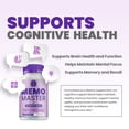 thumbnail image 2 of Memo Master Supplement Capsules – MemoMaster All-Natural Maximum Strength Formula Focus Pills, Memory Support and Reviews (3 Pack – 180 Capsules), 2 of 6