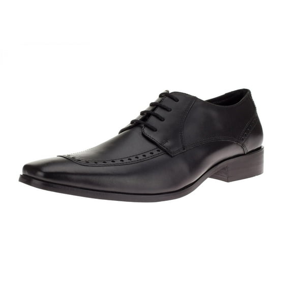 Mens Nico Black Leather Oxford Dress Shoe DTI DARYA TRADING