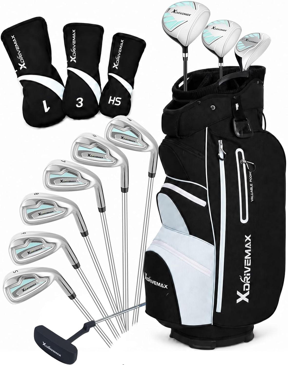 Wilson Profile XD Men's Left Handed Complete Golf Club Package Set