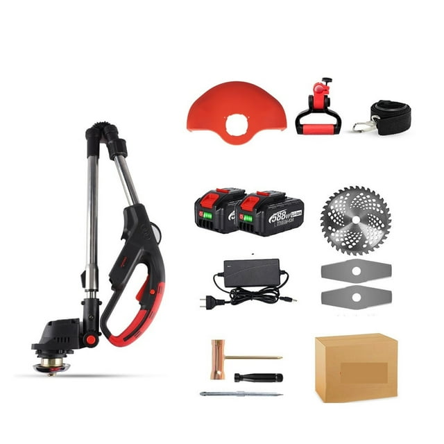 Tondeuse à Gazon Sans Fil Sans Balais 4000W, Tondeuse Électrique 36000RPM, Outils de Jardin Réglables, Facile à Utiliser