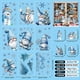 thumbnail image 5 of Hot6sl Ofertas Del Día Fondo de Decoración para Escape de Centro Comercial Navideño con Papá Noel Azul, 5 of 5