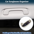 thumbnail image 3 of Estuche para gafas de sol de automóvil Unique Bargains para Renault Arkana 2021-2022, soporte para gafas de sol, caja de almacenamiento, plástico ABS, beige, 1 juego, 3 of 7