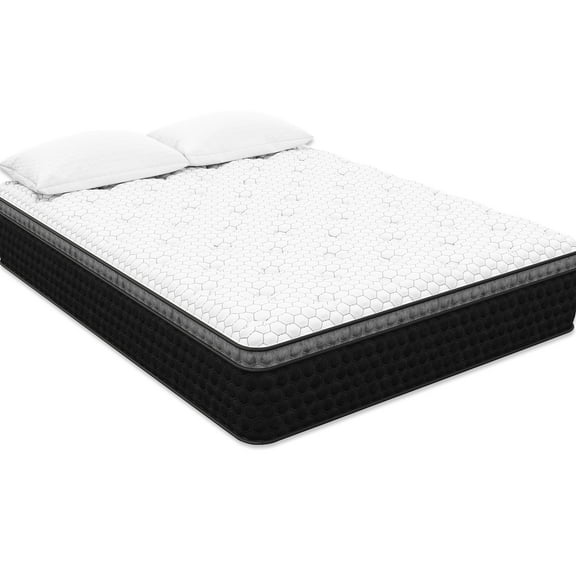 Copper Cool Mattress, 14" Medium-feel For Queen-size, White Foam Medium Feel Mattress Queen ,