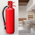thumbnail image 3 of MOVTOTOP 1 Set Metal Fire Extinguisher Hanger Red Fork Style Space Saving Business Owners, 3 of 8