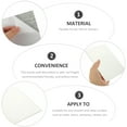 thumbnail image 6 of EXHUMKY White Acrylic Mirror Decals - Flexible Wall Stickers for Home Decoration and Interior Design, 6 of 8