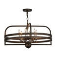 thumbnail image 3 of Meyda Tiffany 145225 Aldari 6 Light 32" Wide Taper Candle Style Chandelier - Custom, 3 of 5
