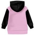 thumbnail image 5 of Vividxx Hoodies For Girls Oversized Long Sleeve Hooded Sweatshirt Kids Casual Color Block Pullovers Tops With Pocket Fashion Clothes 8-10 Years, 5 of 7