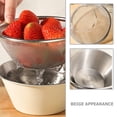 thumbnail image 4 of WEUVEB 1 Colador Y Bowl De Acero Inoxidable Para Cocina Con De Malla Fina, 4 of 6