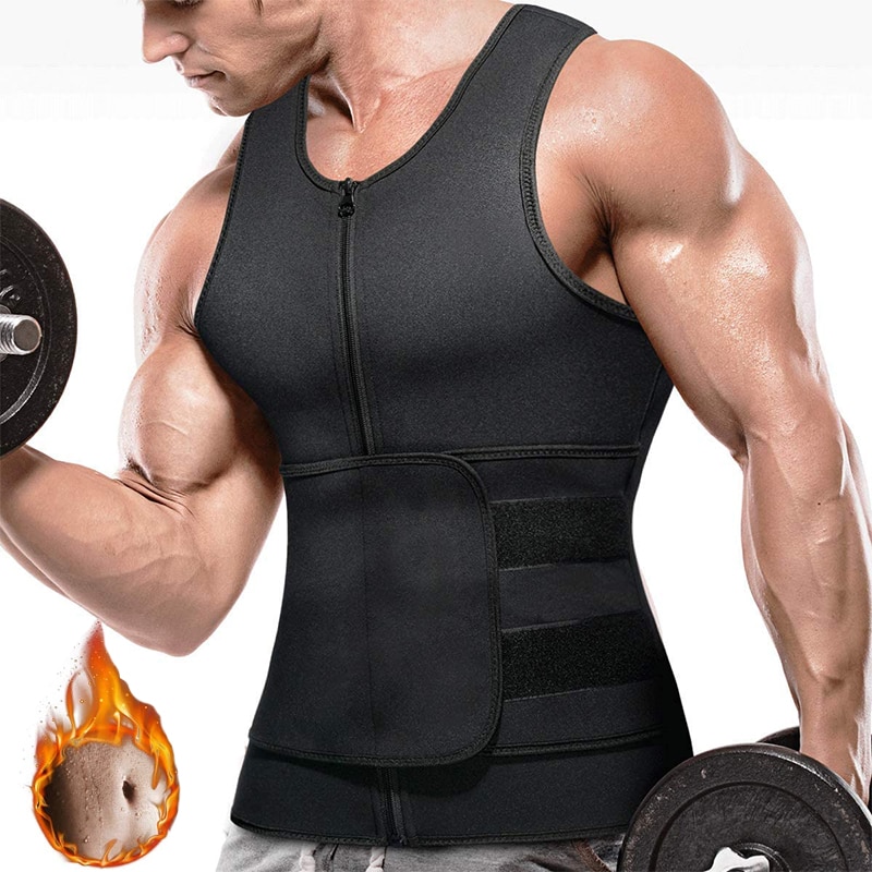 men's exercise sweat vest