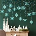 thumbnail image 6 of ZPAQI Christmas Swirls Snowflake Ornament Ceiling Wall Decoration for Holiday, 6 of 13